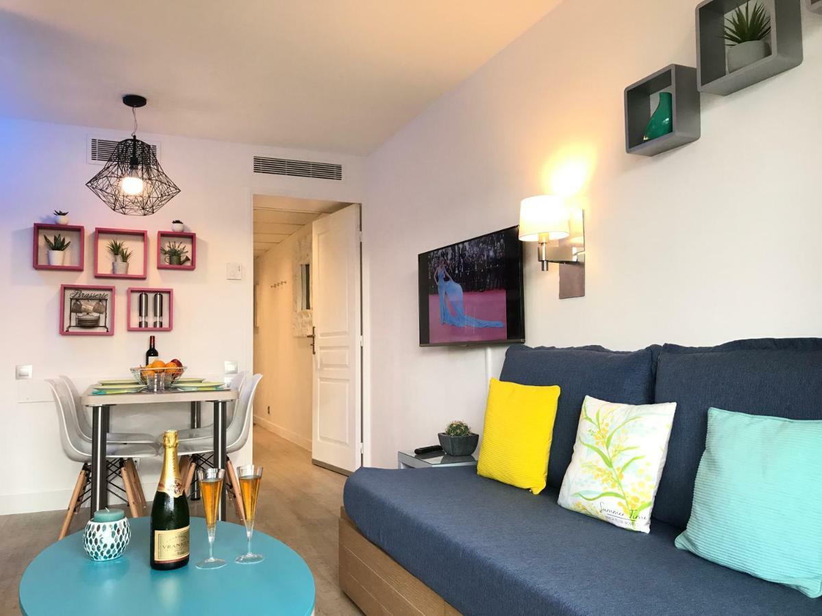 Zen Beach Cannes Sea View Apartment Beach In Front X2 Pools-Ac-Clim-Wifi-Free Parking Inside Exterior photo