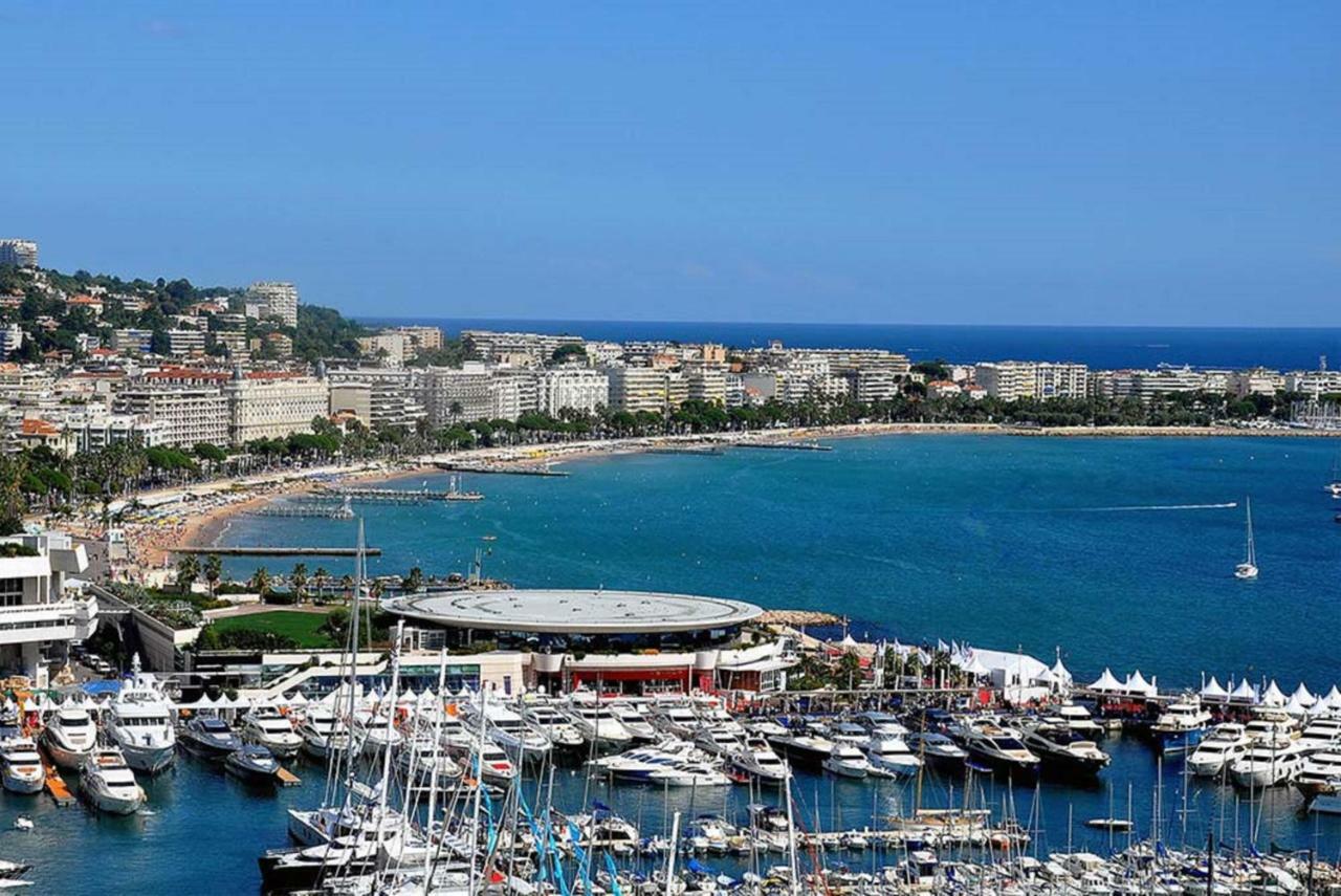 Zen Beach Cannes Sea View Apartment Beach In Front X2 Pools-Ac-Clim-Wifi-Free Parking Inside Exterior photo