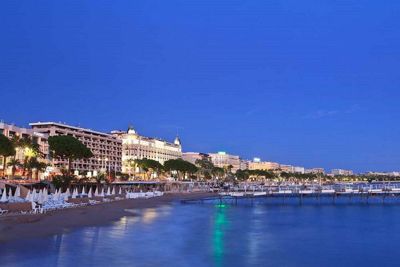 Zen Beach Cannes Sea View Apartment Beach In Front X2 Pools-Ac-Clim-Wifi-Free Parking Inside Exterior photo